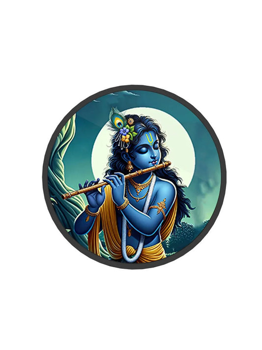 Krishna’s Divine Flute Printed Phone Grip Holder