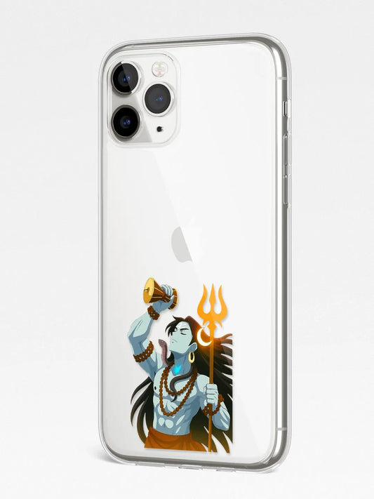 Car Rear-View Transparent Printed Mobile Case